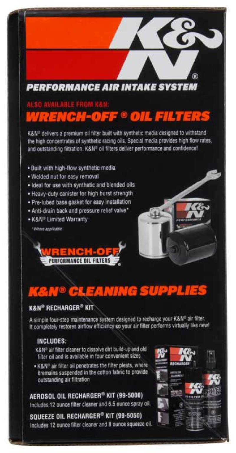 K&amp;N 08-17 Harley Davidson Touring Models Performance Air Intake System - 57-1134