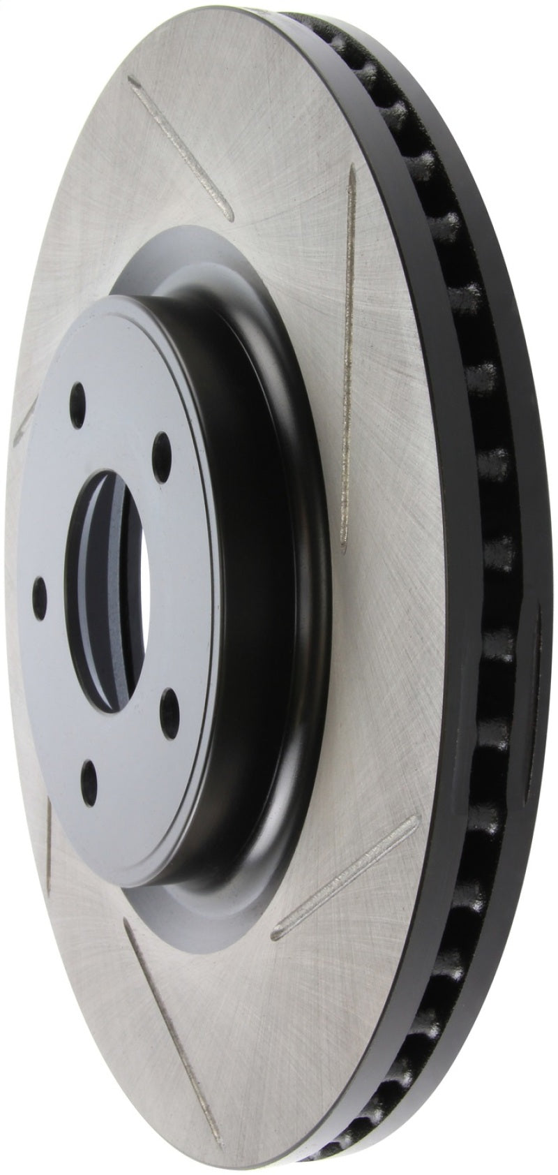 StopTech 13-15 Nissan Pathfinder Slotted Front Left Rotor - 126.42120SL