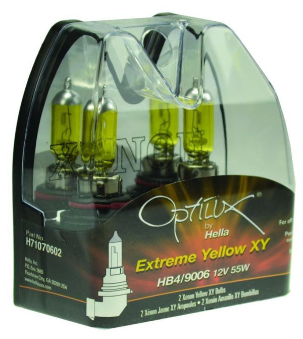 Hella Optilux HB4 9006 12V/55W XY Xenon Yellow Bulb - H71070602 for 1988-2006 BMW 3 Series - front view