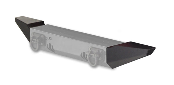 Rugged Ridge Standard Bumper Ends XHD Front Bumper 76-06 CJ&Wrang - 11540.42 for 1987-2006 Jeep Wrangler - front view