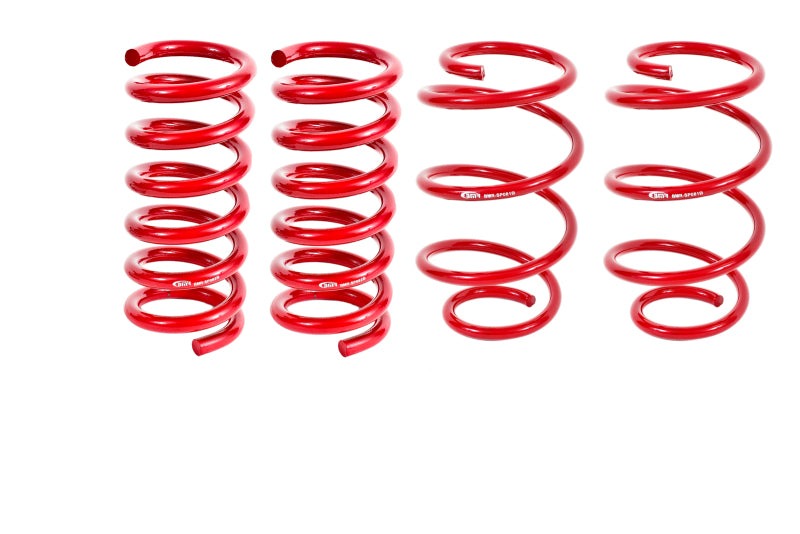 BMR 15-23 S550 Mustang Performance Version Lowering Springs (Set Of 4) - Red - SP080R