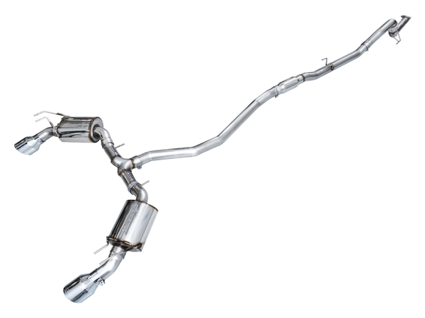 AWE Tuning 22+ Honda Civic Si/Acura Integra Touring Edition Catback Exhaust - Dual Chrome Silver Tip - 3015-32331 for 2022-20