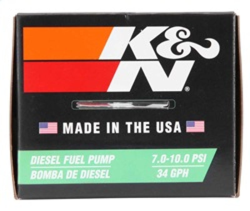K&amp;N Performance Electric Fuel Pump 9-11.5 PSI Diesel - 81-0403