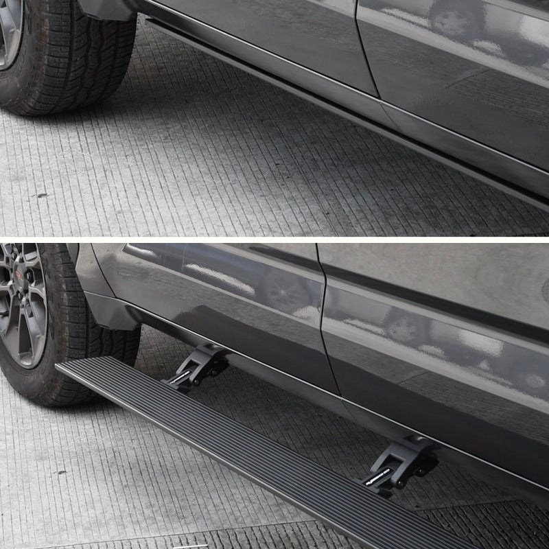 Go Rhino 22+ Toyota Tundra CrewMax Cab 4dr E-BOARD E1 Electric Running Board Kit - Tex. Blk - 20443587PC