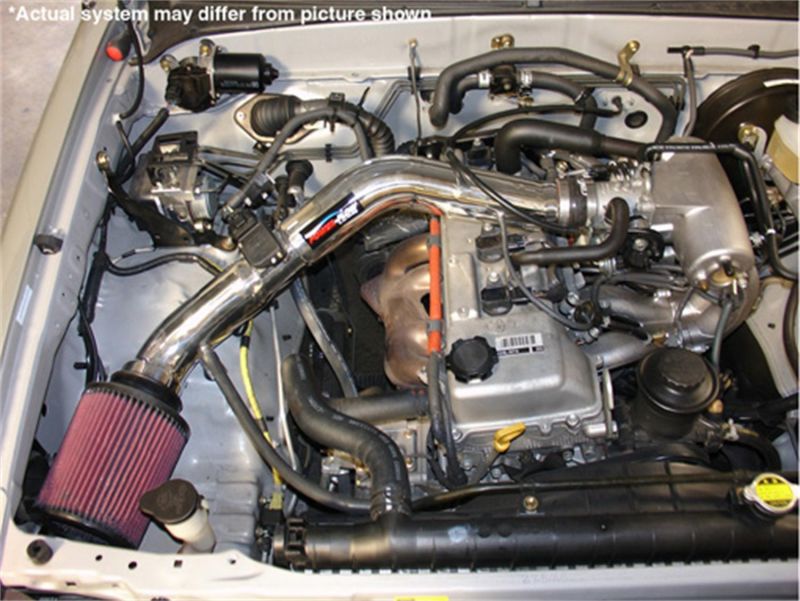 Injen 00-04 Tacoma 2.4L 4 Cyl. 01-04 Tacoma PreRunner 2.7L 4 Cyl. only Polished Power-Flow Air In - PF2015P