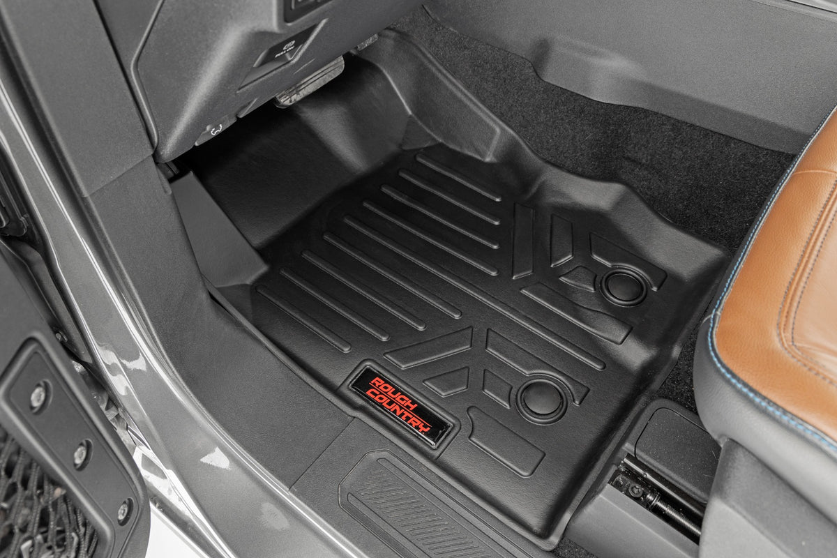 Rough Country - Floor Mats | Front &amp; Rear | Ford Bronco 4WD (2021-2023)