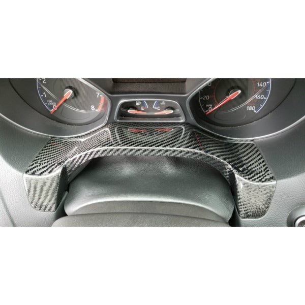 2013-2018 Focus ST-RS Carbon Fiber Steering Column Gauge Panel Cover - CPC-INT-148-132