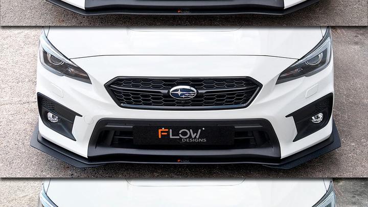 2015+ Subaru WRX-STI Flow Designs Front Splitter Extensions (Pair) - FlowDesigns-VAFEX