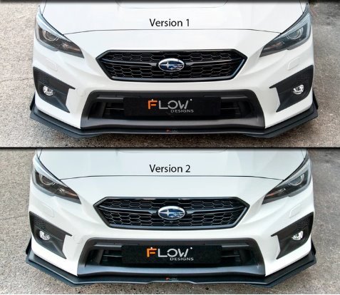 2015+ Subaru WRX-STI Flow Designs Front Splitter V1 - FlowDesigns-VAFV1