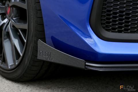 2015+ Subaru WRX-STI Flow Designs Front Winglets - Option B (Pair) - FlowDesigns-VAFW-B