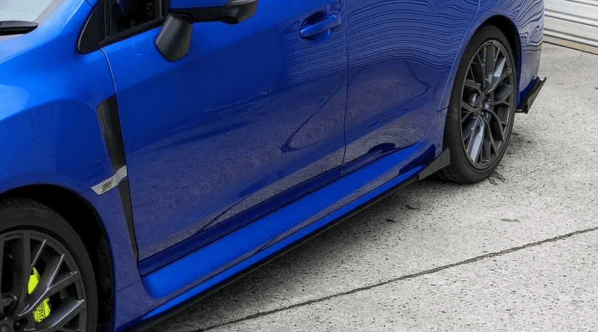 2015+ Subaru WRX-STI Flow Designs WRX-STI Full Splitter Set (V2 Splitter- Winglet B- Flow-Lock Rear Diffuser) - FlowDesigns-VAPK2BFL