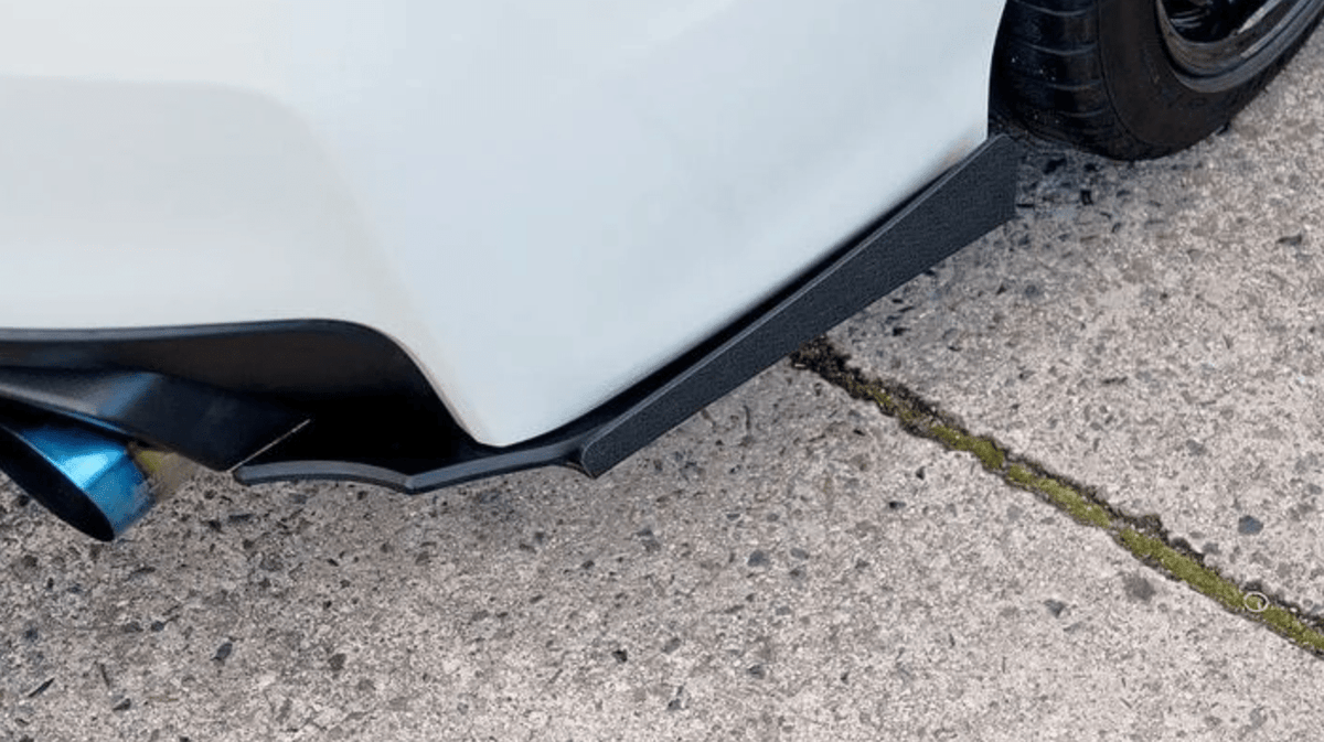 2015+ Subaru WRX-STI Flow Designs WRX-STI Full Splitter Set (V2 Splitter- Winglet B- Flow-Lock Rear Diffuser) - FlowDesigns-VAPK2BFL