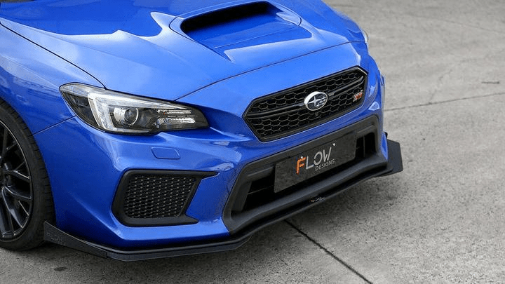 2015+ Subaru WRX-STI Flow Designs WRX-STI Full Splitter Set (V2 Splitter- Winglet B- Flow-Lock Rear Diffuser) - FlowDesigns-VAPK2BFL