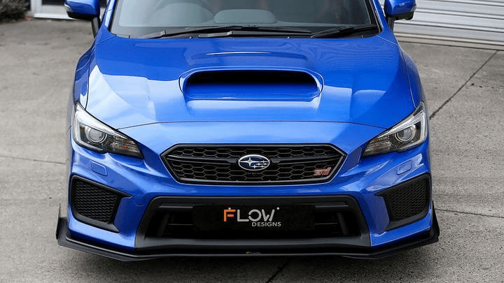 2015+ Subaru WRX-STI Flow Designs WRX-STI Full Splitter Set (V2 Splitter- Winglet B- Flow-Lock Rear Diffuser) - FlowDesigns-VAPK2BFL