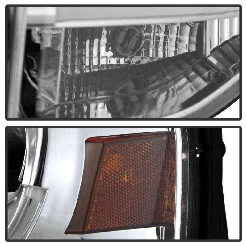 Spyder Ford Expedition 07-13 Projector Headlights Light Tube DRL Chrm PRO-YD-FE07-LTDRL-C - 5079510