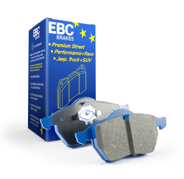 EBC 2012+ Subaru BRZ/FRS/86 2.0L Bluestuff Front Brake Pads - DP51884NDX for 2013-2023 Subaru BRZ - front view