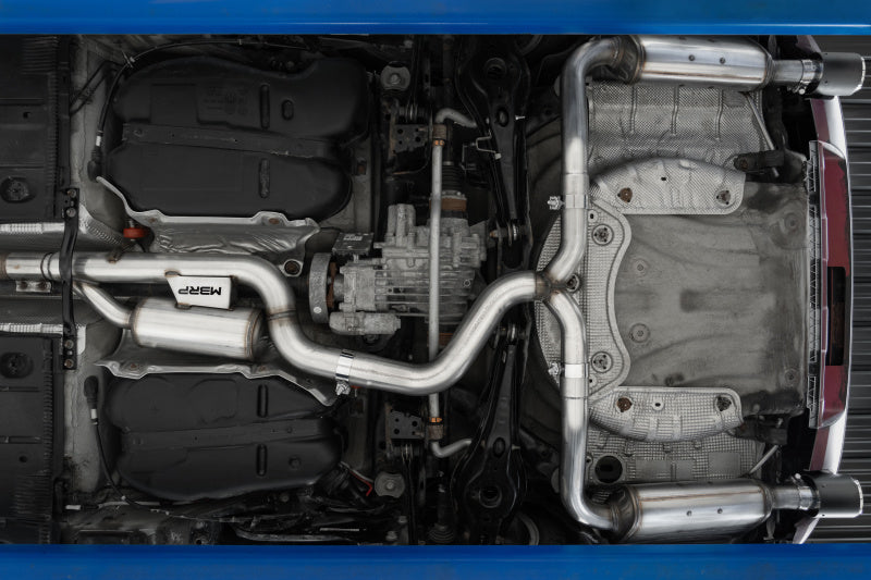 MBRP 17-19 VW Golf Sportwagen/Alltrack 1.8T T304SS 3in Cat-Back 2.5in Dual Split Rear w/ SS Tips - S4618304