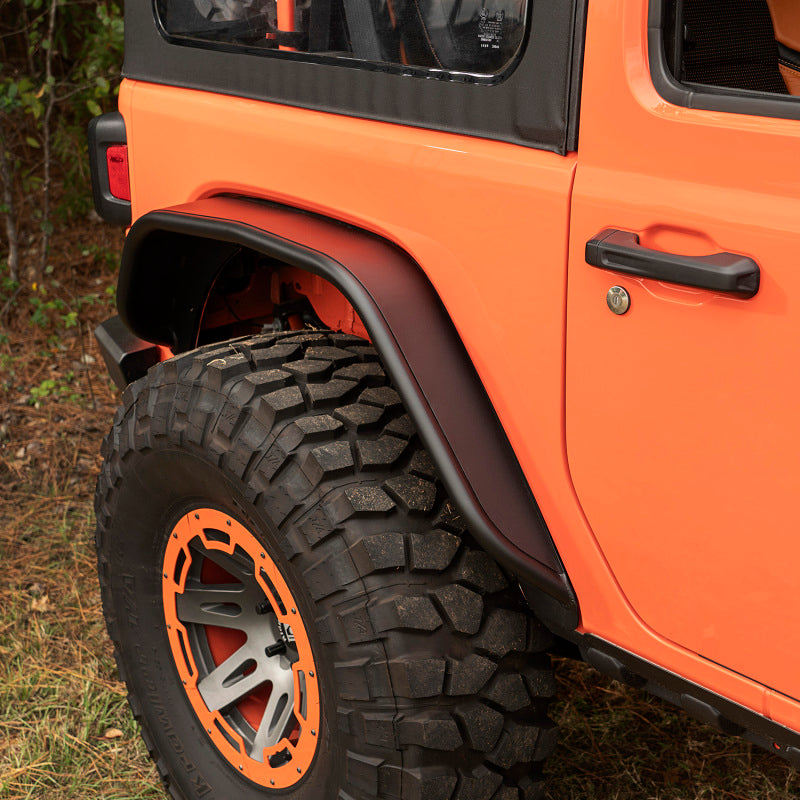 Rugged Ridge HD Steel Tube Fenders Full Set Black 18-19 JL - 11615.73