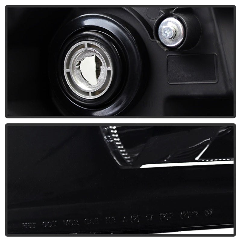Xtune Chevy Silverado 07-13 Crystal Headlights Black Smoked HD-JH-CS07-AM-BSM - 9030260