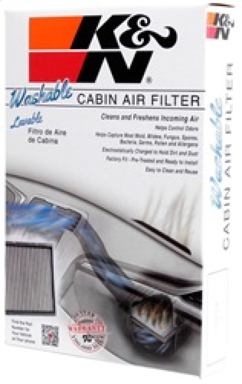 K&N 05-15 Nissan Frontier, Mid-size Pickups & SUVs Cabin Air Filter - 2 per Box - VF1001