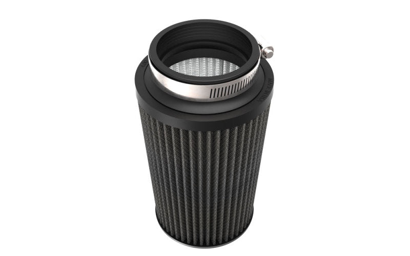 K&N Universal Air Filter (4in. Flange / 6in. Base / 5.25in. Top OD / 9.25in. Height) - RU-3112HBK by K&N Engineering - angle 
