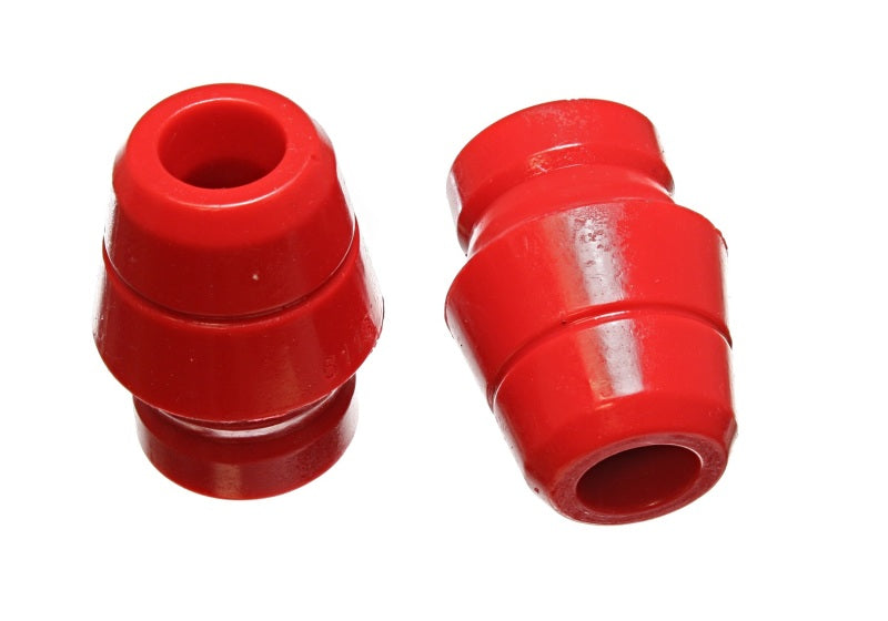Energy Suspension 97-06 Jeep Wrangler YJ/TJ Red Front Bump Stop Set (Set of 2) - 2.9101R for 1987-2018 Jeep Wrangler
