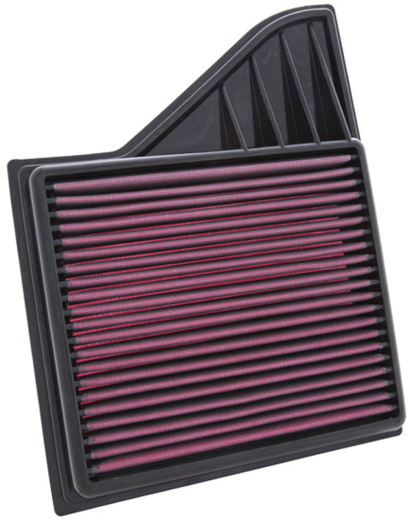 K&N 10 Ford Mustang GT 4.6L-V8 Drop In Air Filter - 33-2431 for 2010-2014 Ford Mustang - front view