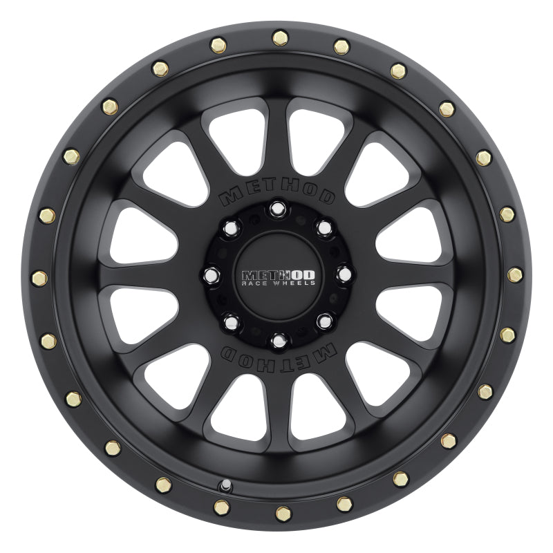 Method MR605 NV 20x10 -24mm Offset 8x6.5 121.3mm CB Matte Black Wheel - MR60521080524N