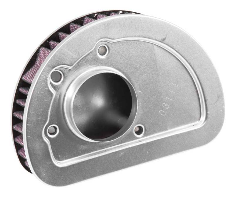 K&N Replacement Unique Air Filter 6.625in L x 4.75in W x 1.625in H with 1 Flange for Harley Davidson - HD-1614