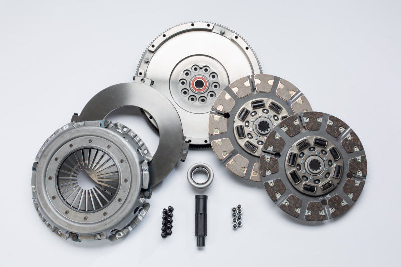 South Bend Clutch 04-07 Ford 6.0L ZF-6 Street Dual Organic Disc Clutch Kit - SFDD3250-6.0-ORG
