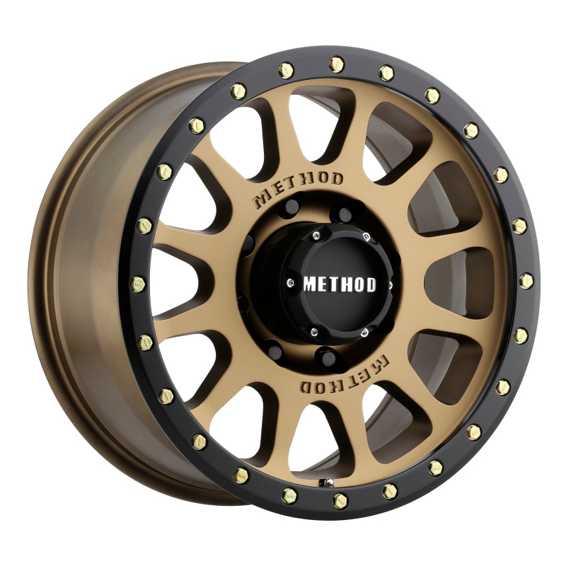 Method MR305 NV 17x8.5 0mm Offset 8x6.5 130.81mm CB Method Bronze/Black Street Loc Wheel - MR30578580900