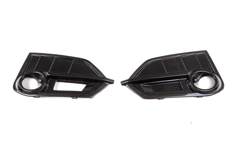 Revel GT Dry Carbon Front Fog Light Covers (Left &amp; Right) 17+ Honda Civic Type-R - 2 Pieces