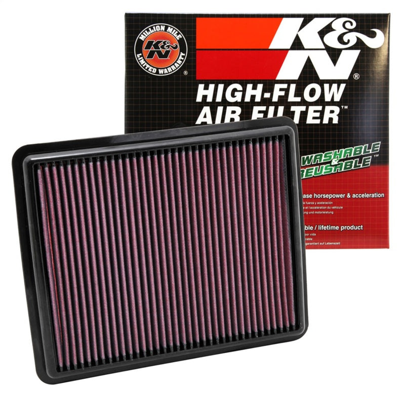 K&N Replacement Air Filter 10-12 Hyundai Santa Fe/Kia Sorrento / 11-12 Hyundai Sonata/Kia Optima - 33-2448