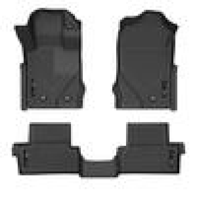 Husky Liners 2021 Ford Bronco 2 Door Weatherbeater Front &amp; 2nd Seat Floor Liners - Black - 95311