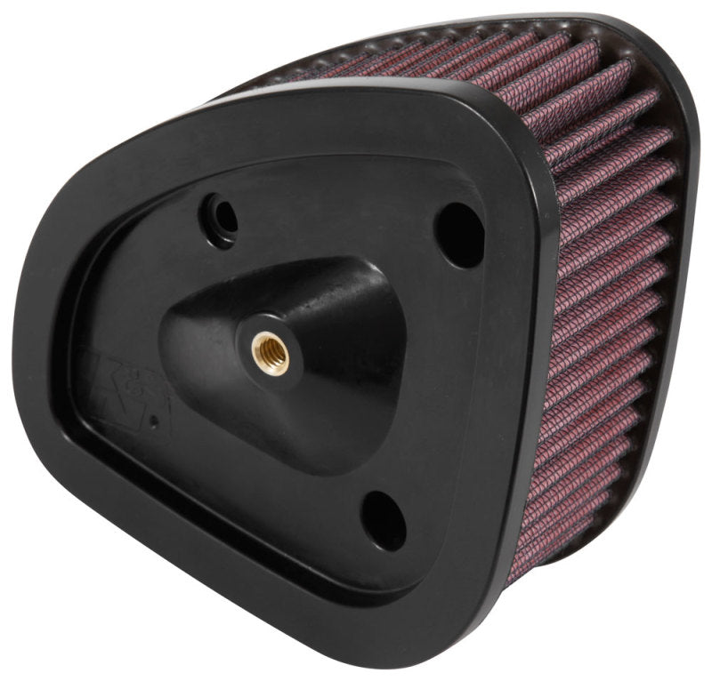 K&N 2017 Harley Davidson FLHR Road King Replacement Air Filter - HD-1717 for 2017-2023 Harley Davidson FLRT Freewheeler - fro