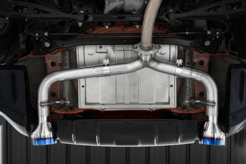 MBRP 2022 Subaru BRZ 2.4L/Toyota GR86 2.4L 2.5in Dual Split Rear Exit w/5in OD Burnt End Tips - T304 - S48053BE