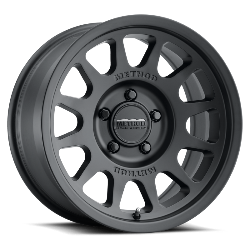 Method MR703 17x8.5 0mm Offset 5x5 71.5mm CB Matte Black Wheel - MR70378550500