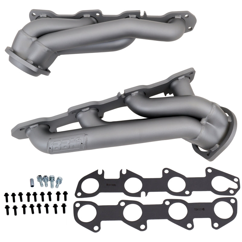 BBK 09-20 Dodge Challenger Hemi 5.7L Shorty Tuned Length Exhaust Headers - 1-3/4in Titanium Ceramic - 4028
