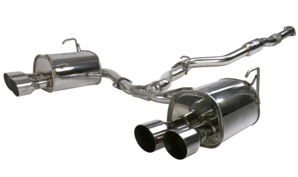 Invidia 2022+ Subaru WRX Q300 Single Layer Stainless Steel Quad Tip Cat-Back Exhaust - HS22WRXG2S for 2022-2025 Subaru WRX