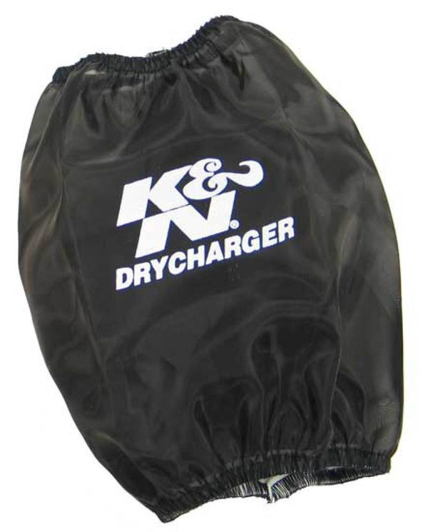 K&N Black DryCharger Round Tapered Air Filter Wrap 5.5in Base ID x 4.5in Top ID x 6.5in H - RC-4630DK by K&N Engineering - fr