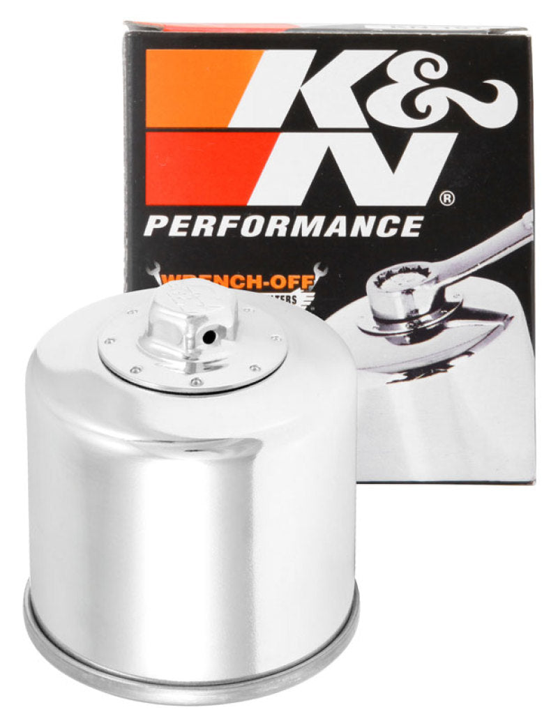 K&amp;N Honda / Kawasaki / Arctic Cat / Suzuki / Triumph / Yamaha 2.688in OD x 2.969in H Oil Filter - KN-204C