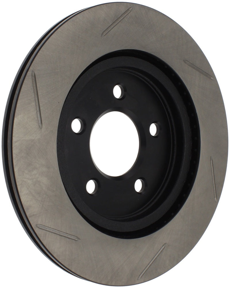 StopTech Power Slot 05-10 Mustang V6/4.0L / GT V8-4.6L Rear Left Slotted Rotor - 126.61087SL