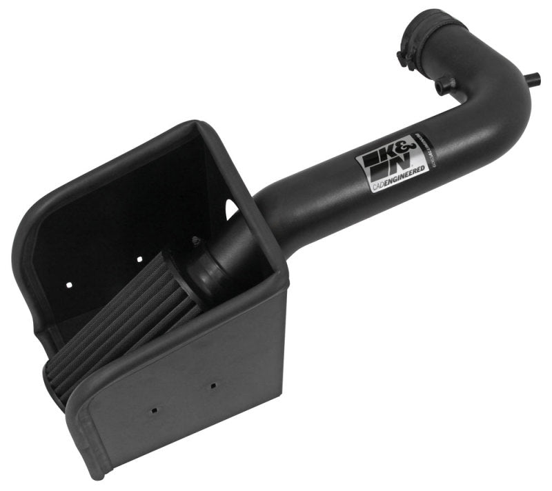 K&N 03-08 Dodge Ram 1500 / 2500 / 3500 V8.5.7L Performance Intake Kit - 71-1533 for 2003-2008 Dodge Ram 1500 - front view