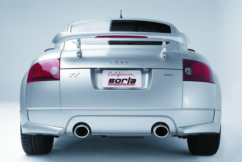 Borla 01-06 Audi TT Quattro 1.8T 225HP MT AWD 2dr Single Split Rear Exit SS Catback Exhaust - 14957