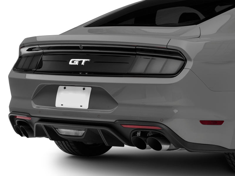 Raxiom 15-22 Ford Mustang Profile LED Tail Lights - Gloss Black Housing (Smoked Lens) - 402183