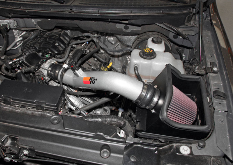K&amp;N 11-13 Ford Edge 3.5/3.7L-V6 Silver High Flow Performance Kit - 77-2583KS