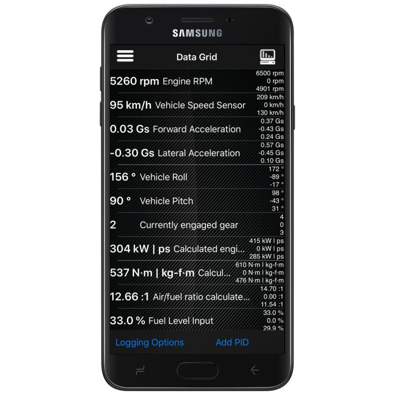 Autometer OBD-II Wireless Data Module Bluetooth DashLink for Apple IOS &amp; Andriod Devices - 6036