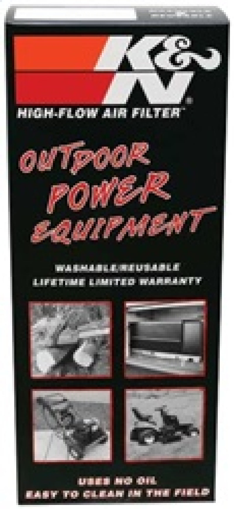 K&N Replacement Industrial Air Filter for Bobcat / Case Intl. / Caterpillar / Hitachi / John Deere - E-4961