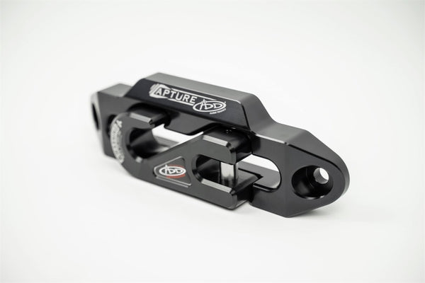 Addictive Desert Designs 1-5/16in Winch Fairlead Plate w/ Recessed Round End Hook - Black - AC99157590NA by Addictive Desert 