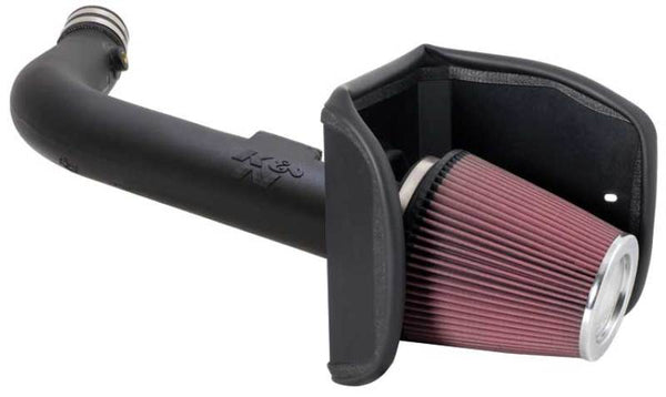 K&N 07 Ford F-150 V8-4.6L Performance Intake Kit - 57-2574 for 2007-2008 Ford F 150 - front view
